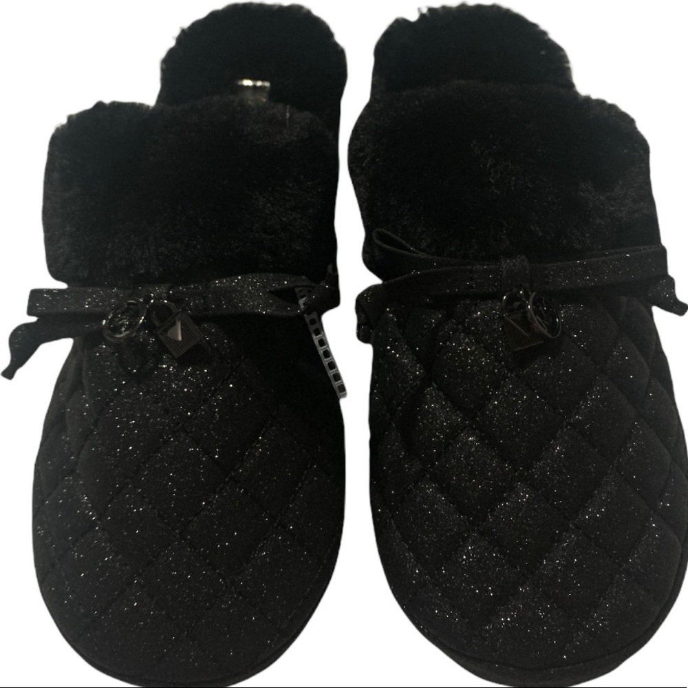 Michael Kors Slipper sparkly black With Sparkly